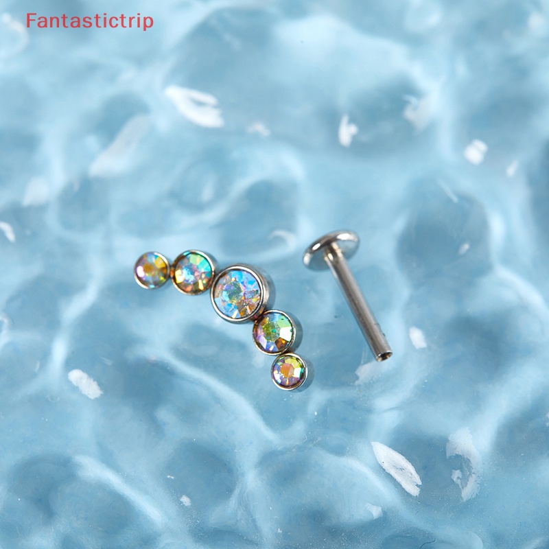 [Fantastictrip] Trang Sức Mũi Hàn Dạng Trụ Bằng Thép Không Gỉ Phong Cách Đơn Giản Dễ Phối Đồ Trang Sức Thời Trang Mới