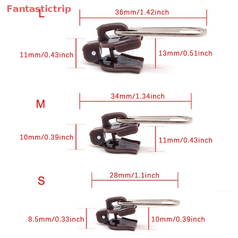 Set 12 Dây Kéo Thay Thế 3 Kích Cỡ Tiện Dụng