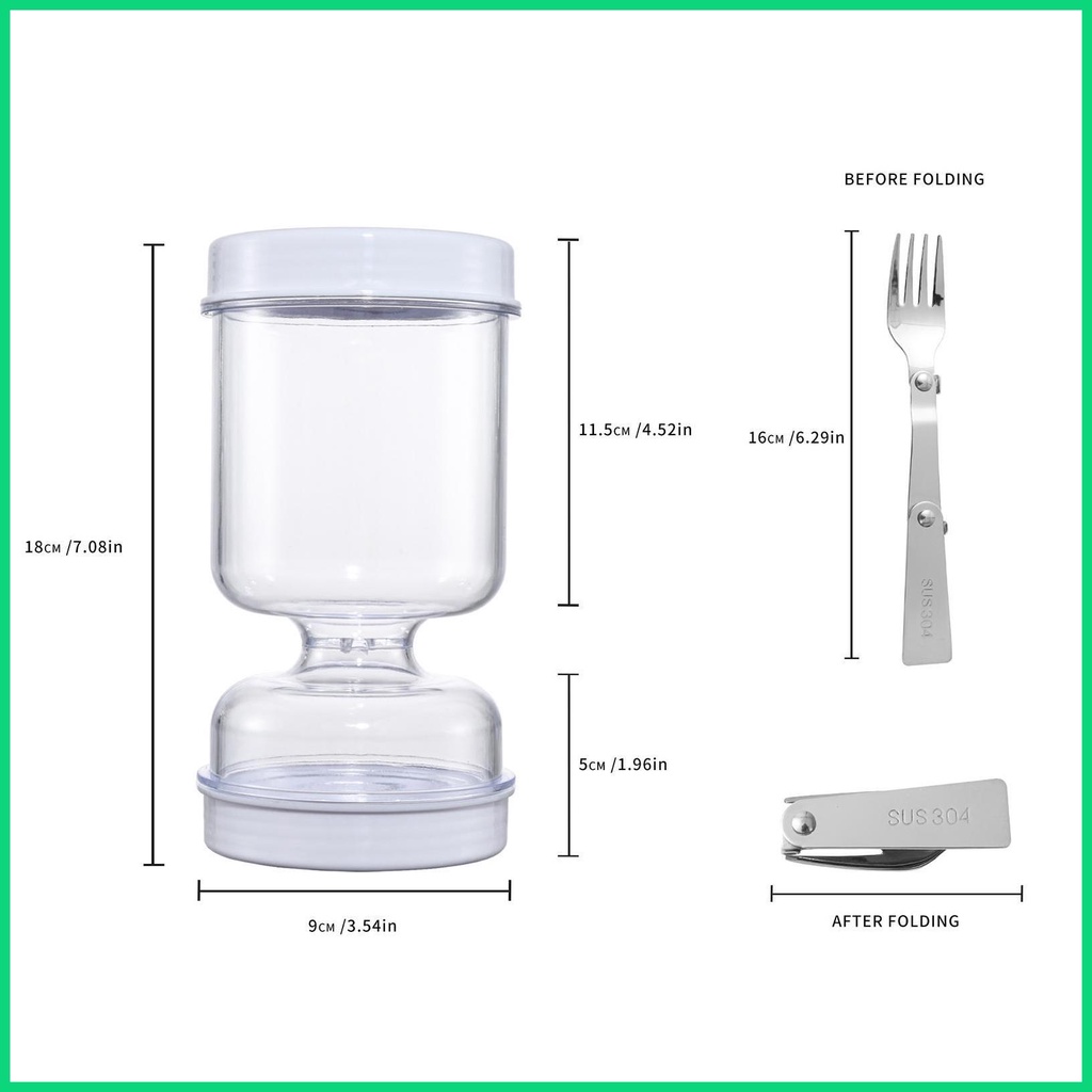 Lọ Thủy Tinh Đựng Đồ Khô Và Ướt Có Nắp Chống Rò Rỉ Tiện Dụng