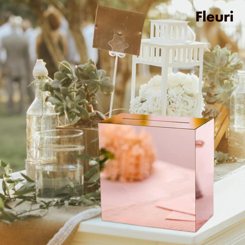 Hộp Đựng Thẻ Bằng Acrylic Siêu Bền Tiện Dụng Cho Sinh Nhật / Đám Cưới