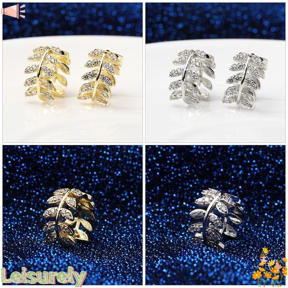 Bông Tai Hình Chiếc Lá Phong Cách Retro Thời Trang Cho Nam Và Nữ