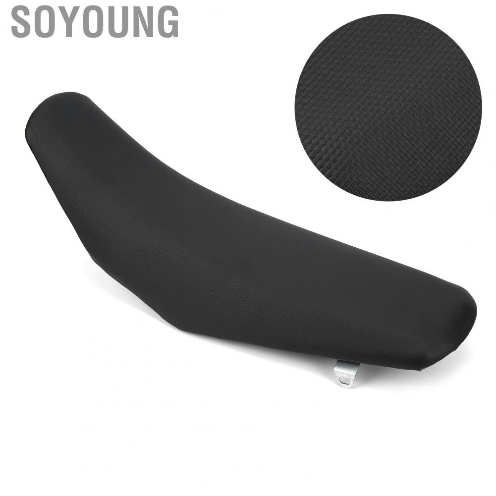 Soyoung Motorcycle Seat Assembly  Black Motorcycle Seat  Fit for Honda CRF110 CRF110F 2013‑2016 Dirt Bike Motorcycle Seat
