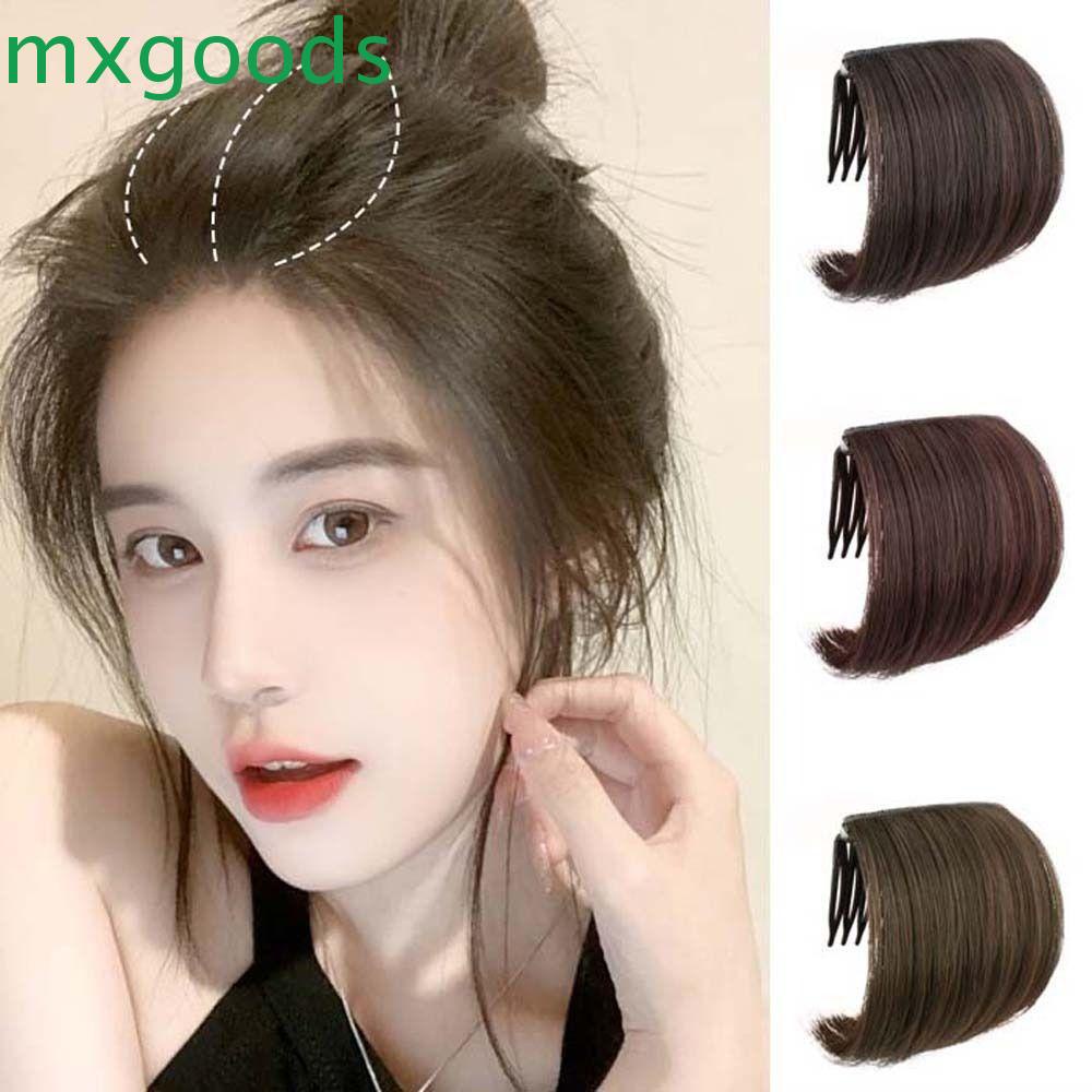 Mái Tóc Giả Màu Đen Tự Nhiên Vô Hình Chất Lượng Cao Cho Nữ MXGOODS