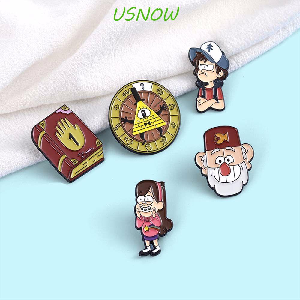 Huy Hiệu Cài Áo Khoác / Túi Xách Hình Nhân Vật Anime Gravity Falls Cổ Điển Làm Quà Tặng Cho Nữ