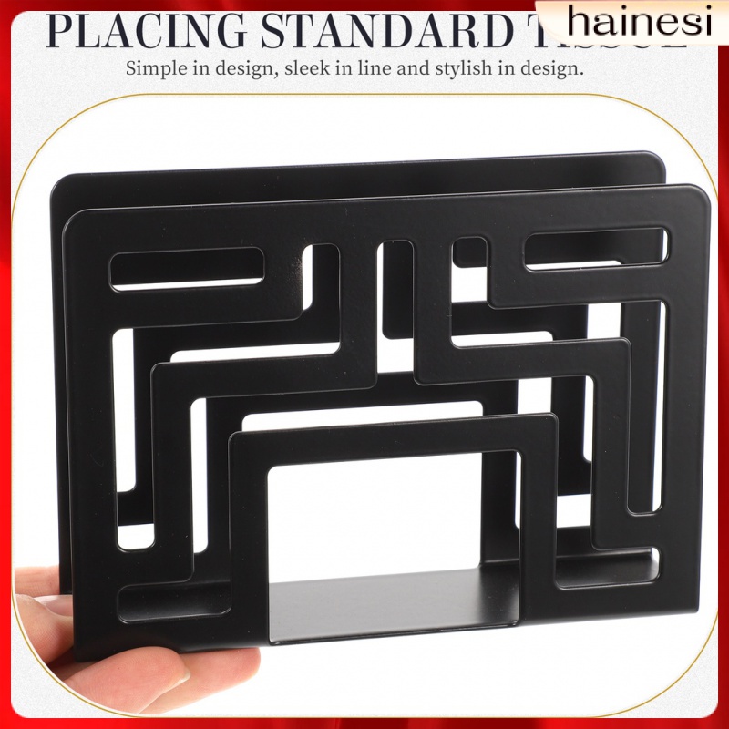 Para Mesa Giá Đỡ Khăn Giấy Để Bàn Trang Trí Khoét Rỗng Sắp Xếp Gọn Gàng