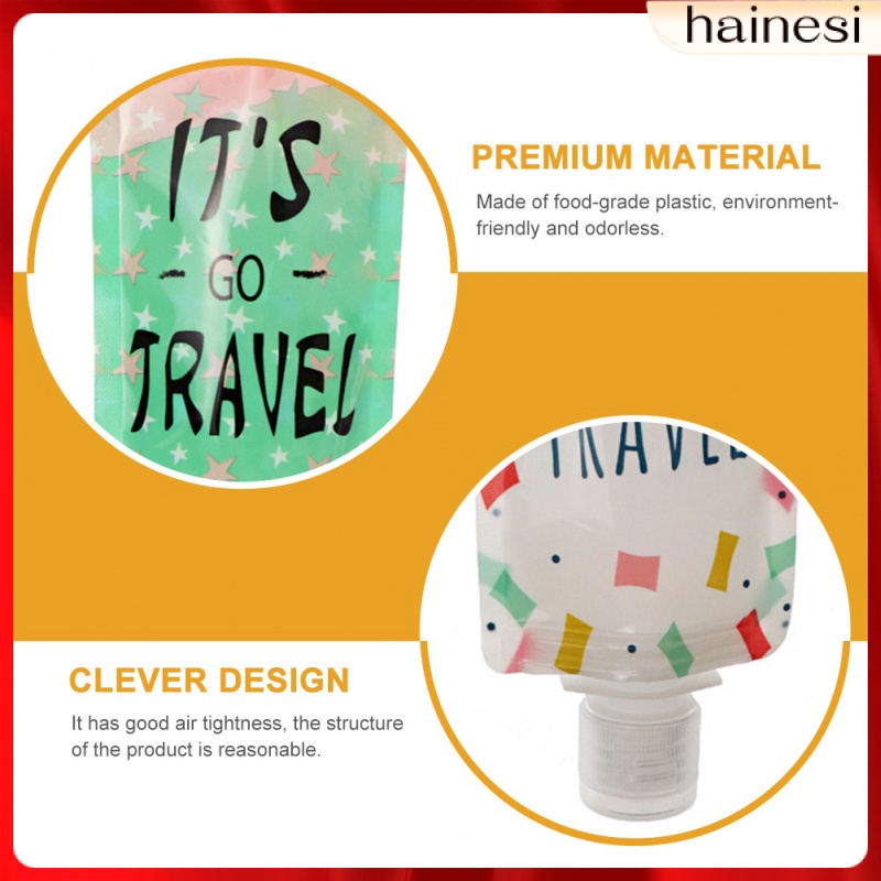 Set 4 Chai Rỗng Đựng Dung Dịch Chống Rò Rỉ Tiện Dụng Khi Đi Du Lịch