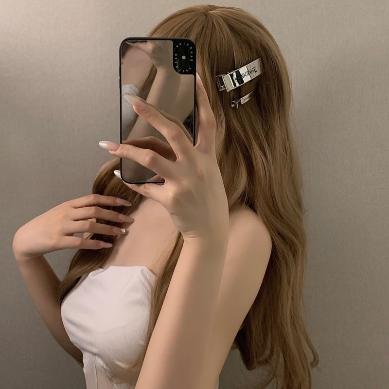 Kẹp Tóc Mỏ Vịt Màu Bạc Thời Trang