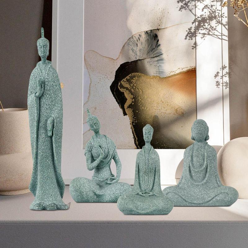 Mô Hình Tượng Phật Bằng Nhựa Resin Trang Trí Bể Cá