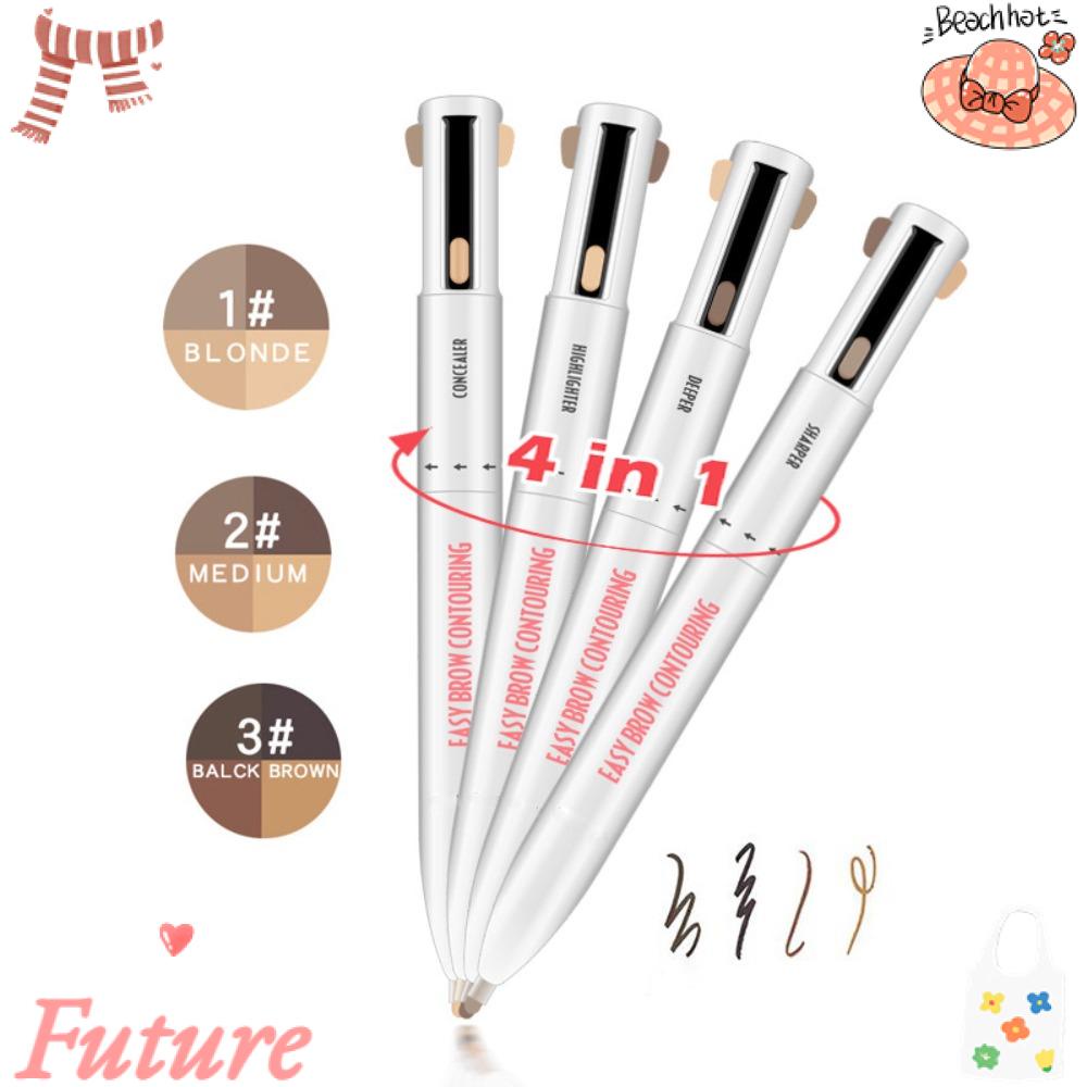 1 Bút Kẻ Mắt 4 Trong 1 Bắt Sáng Chống Mồ Hôi Dễ Sử Dụng