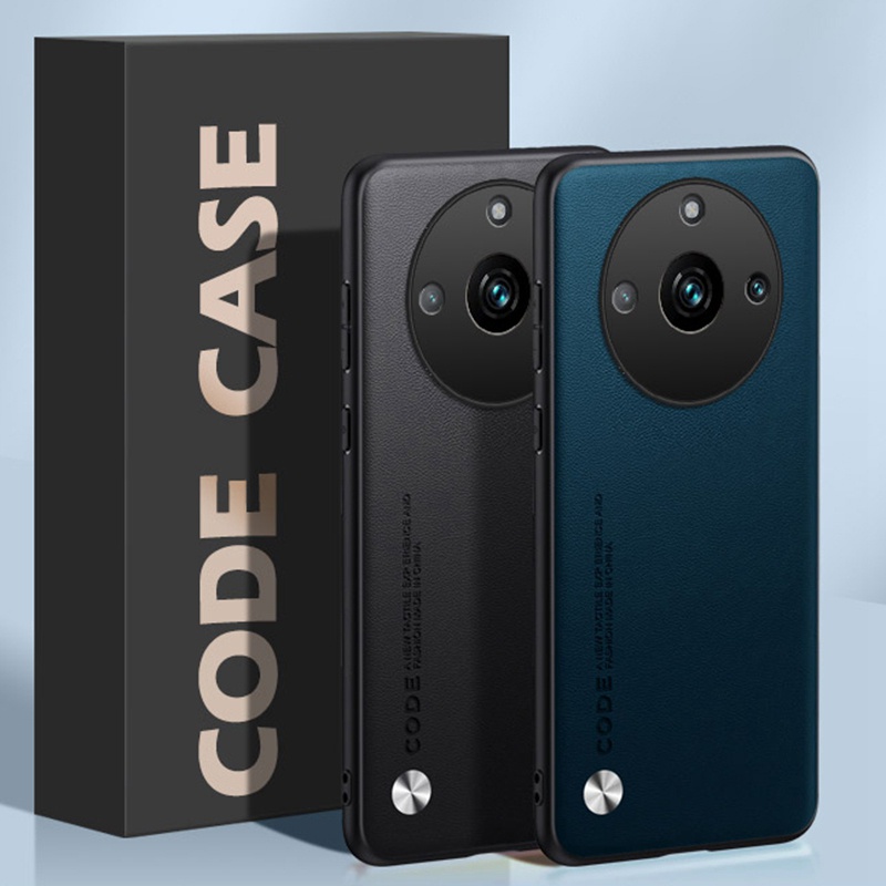 Ốp Điện Thoại Da PU Viền Silicon Dẻo Màu Trơn Siêu Mỏng Chống Sốc Cho Realme 11 Pro Plus 5G Realme 11 Pro Realme11