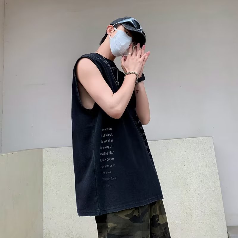 Áo Sát Nách Cổ Tròn Thời Trang Mùa Hè Cho Nam