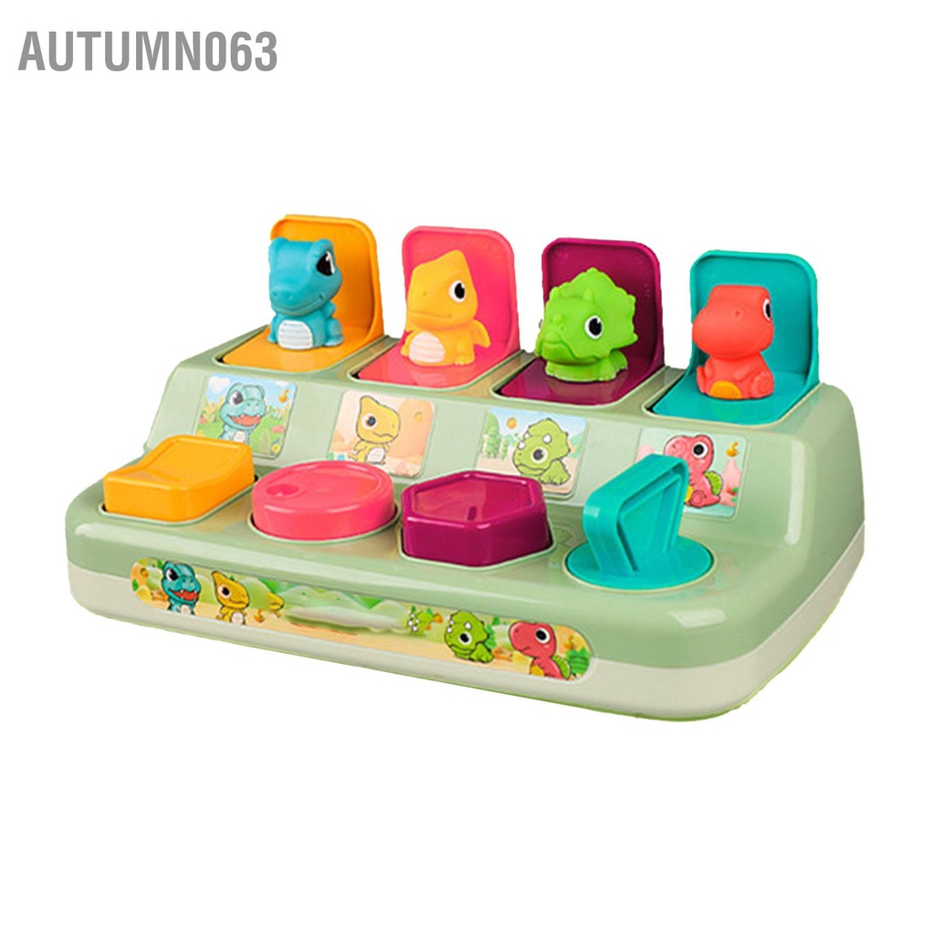 Autumn063 Đồ chơi bật lên cho bé đầy màu sắc Phát triển giáo dục sớm Popup khủng long trẻ mới biết đi