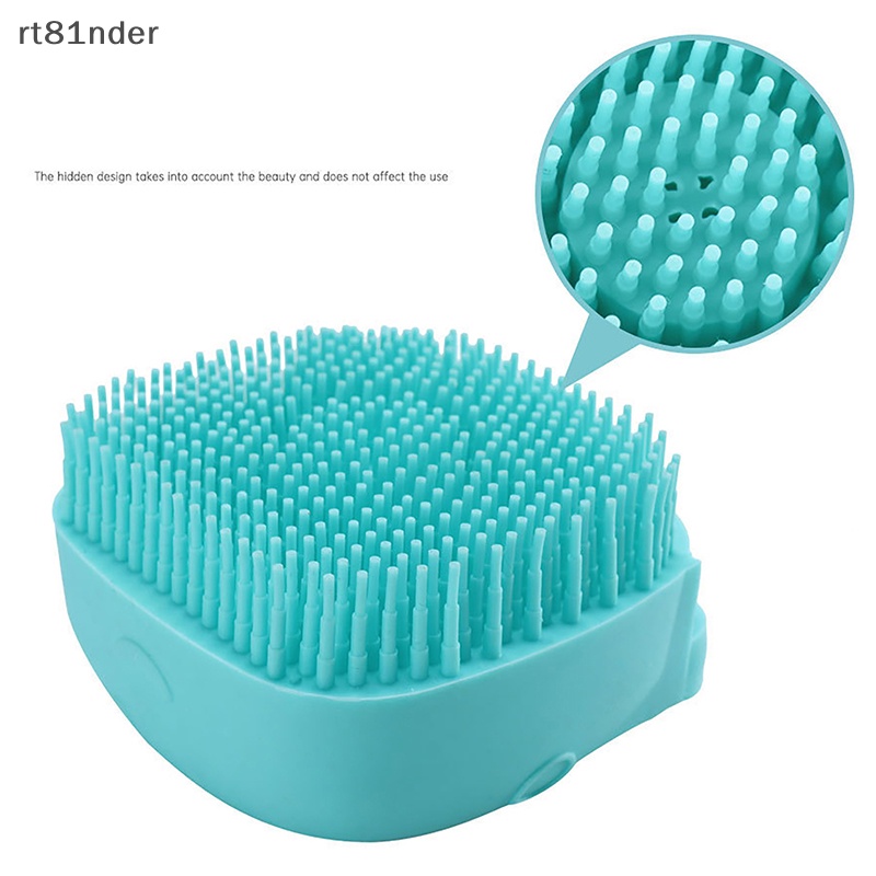 Lược Gội Đầu Mát Xa Tẩy Tế Bào Chết Bằng Silicone Tiện Dụng