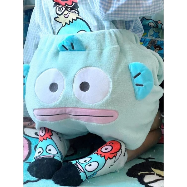 SANRIO Quần Ngủ Ngắn In Hình Cá Hề Hoạt Hình Vui Nhộn-AC0222