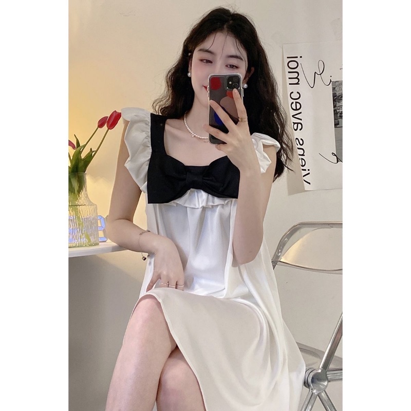 Đồ ngủ Phối Nơ Plus Size Thời Trang Pháp Dành Cho Nữ