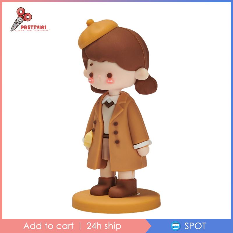 [Prettyia1] Mô Hình Tượng Người Trang Trí Bánh Kem Để Bàn / Để Sách / Ảnh