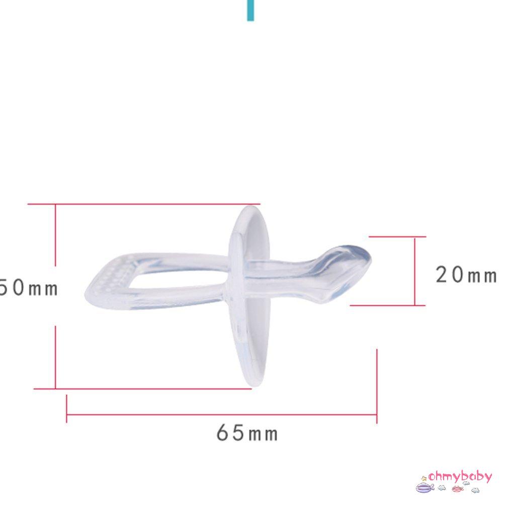 [Ready] Núm vú giả trong suốt an toàn cho bé mới biết đi Sootherer Care bằng silicon chống bụi Bpa Free [Z/14]
