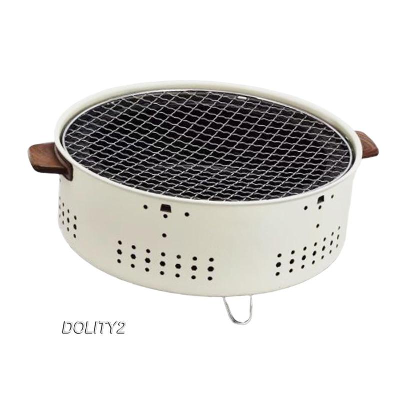 [Dolity2] Vỉ Nướng Bbq Để Bàn Nhỏ Gọn Thiết Thực Cho Hoạt Động Ngoài Trời