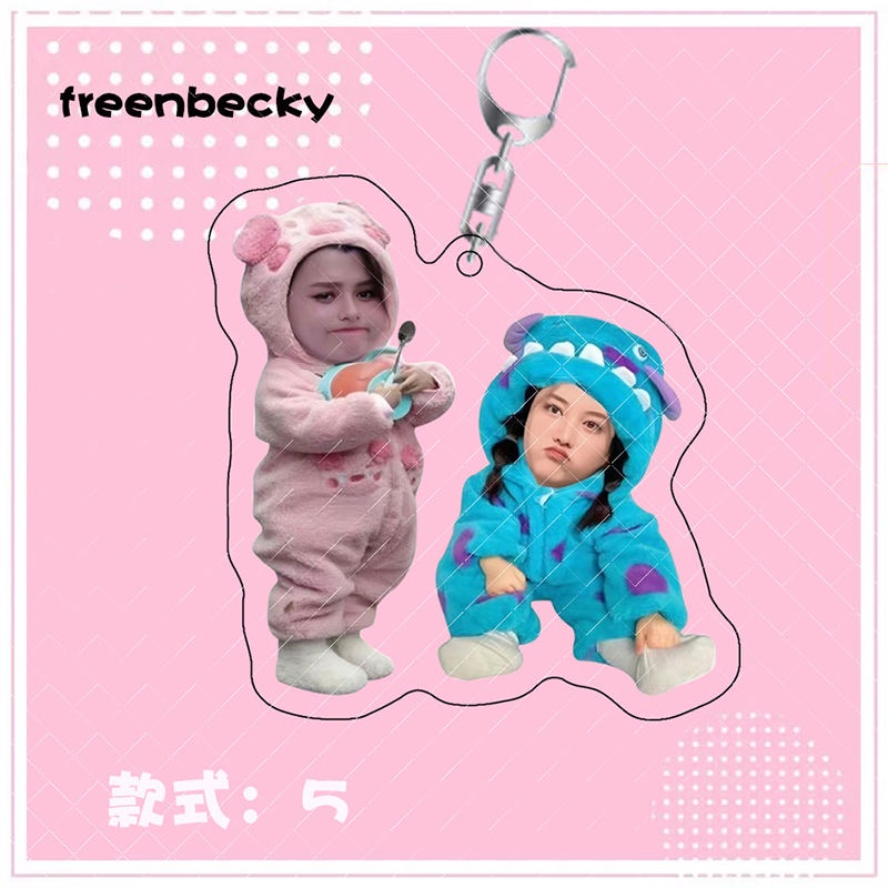 Freenbecky Móc Khóa Acrylic Hai Mặt Trong Suốt Dùng Làm Quà Tặng Cho Bạn Gái