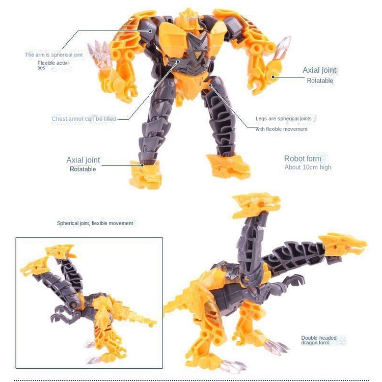 Đồ Chơi Robot Biến Hình Năm Trong Một Cho Bé