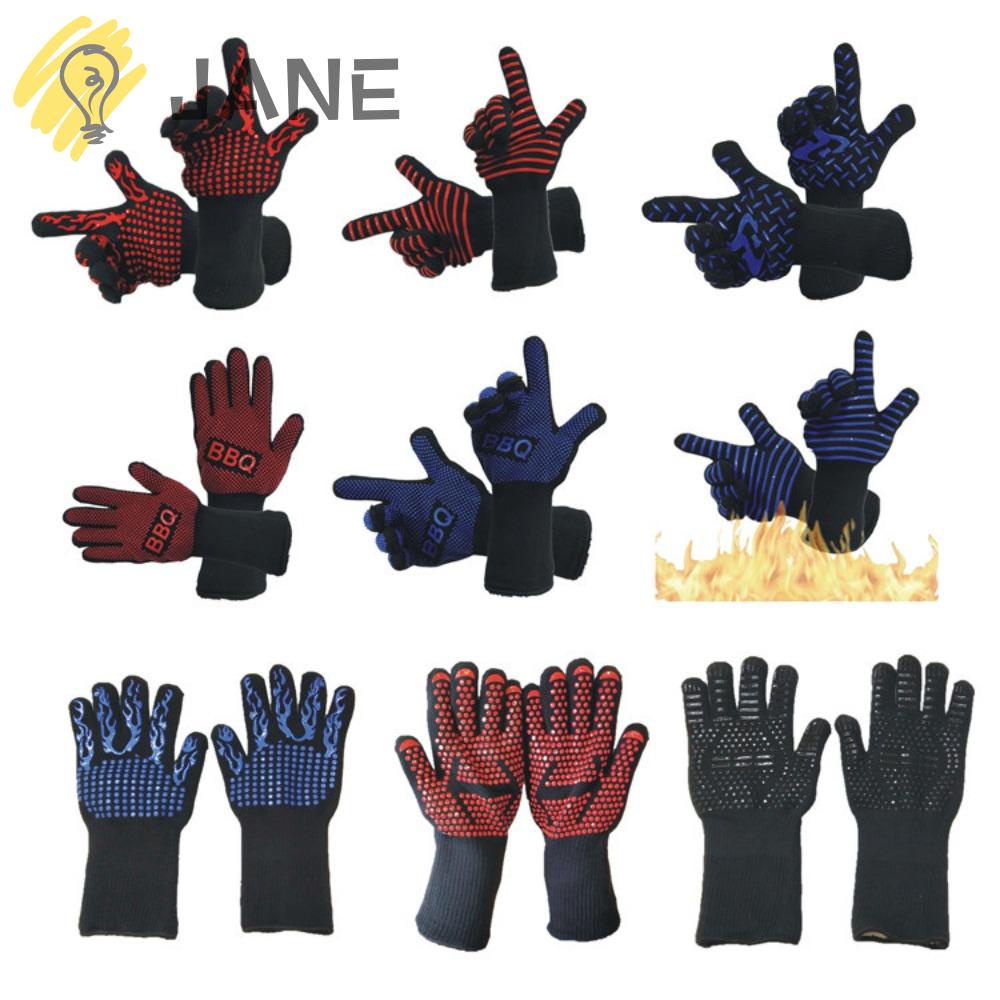 1 Đôi Găng Tay Chịu Nhiệt Chống Cháy Dùng Cho Lò Nướng BBQ