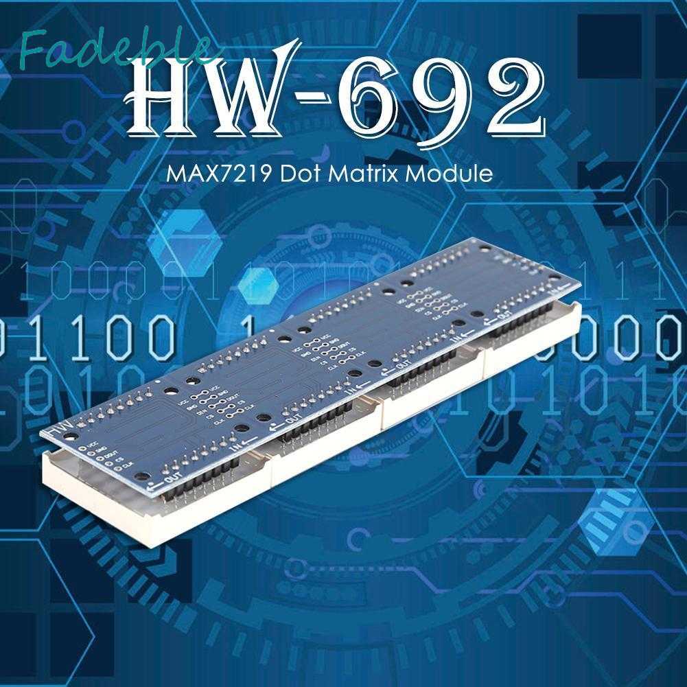 Bảng Mạch Điều Khiển Ma Trận 4 Trong 1 MAX7219