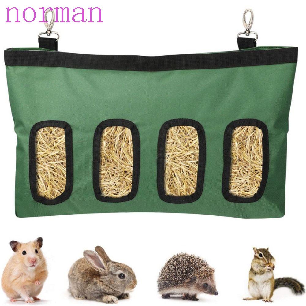 Túi Đựng Thức Ăn Cho Thỏ NORMAN 2 / 4 Lỗ Bằng Vải Oxford Chống Nước Nhiều Màu Sắc