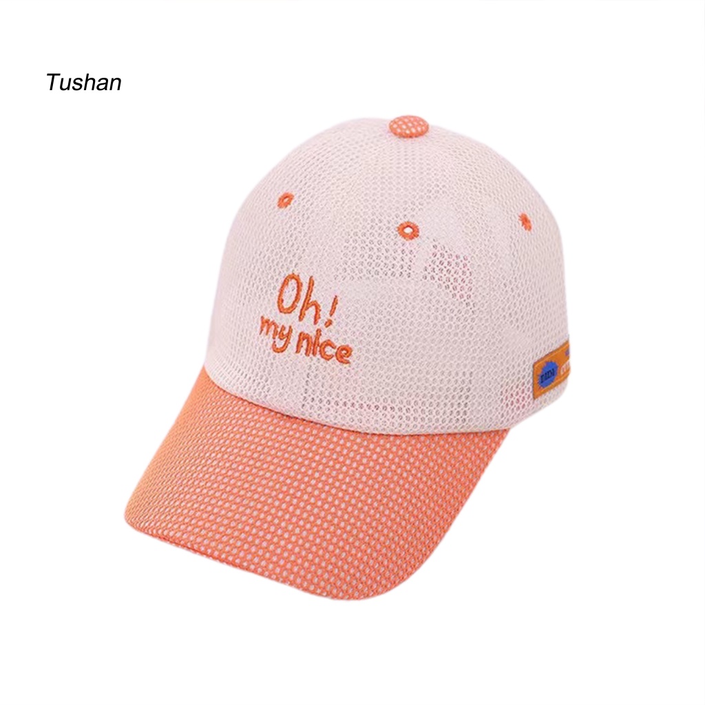 Mũ Lưỡi Trai Phối Lưới Thoáng Khí Thời Trang Mùa Hè Cho Bé