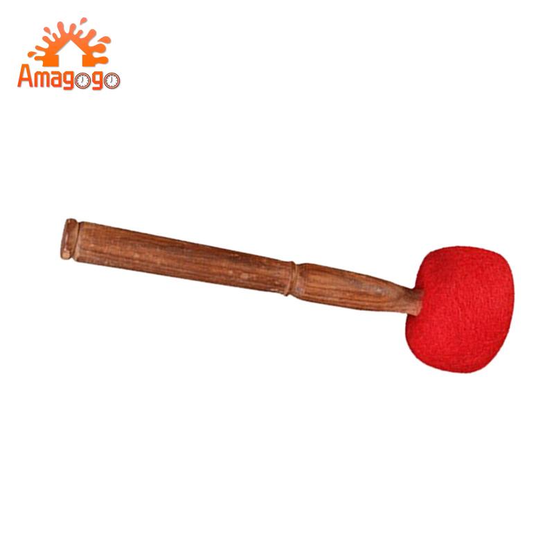 Dùi trống bát amagogo Tây Tạng làm bằng len thủ công có âm thanh thư giãn