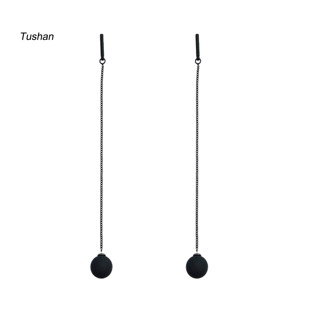 Bông Tai Dạng Chuỗi Hạt Phối Tua Rua Thời Trang Cho Nữ