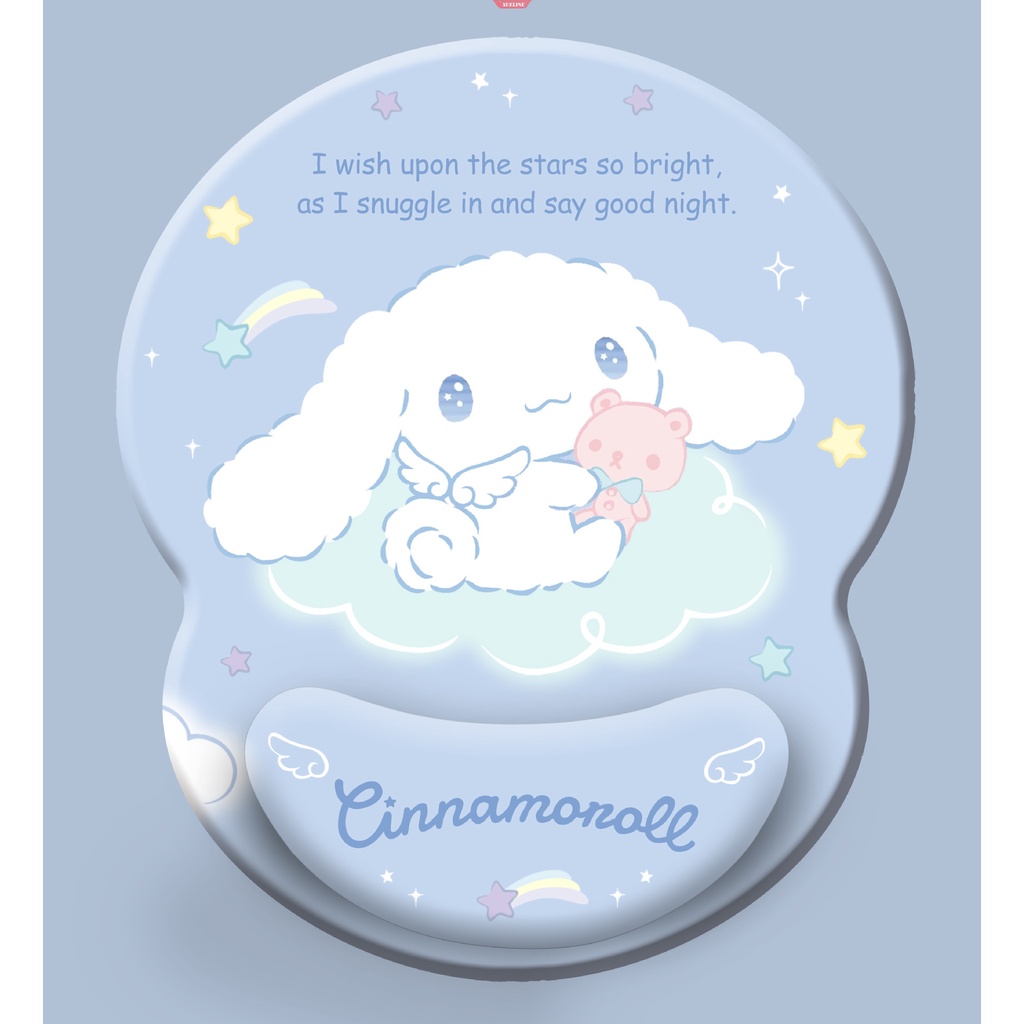 Đệm Lót Chuột Bằng Silicon Chống Trượt Hình Hoạt Hình Kawaii Sanrios Cinnamonroll Có Dây Đeo Cổ Tay Làm Quà Tặng [ZXL