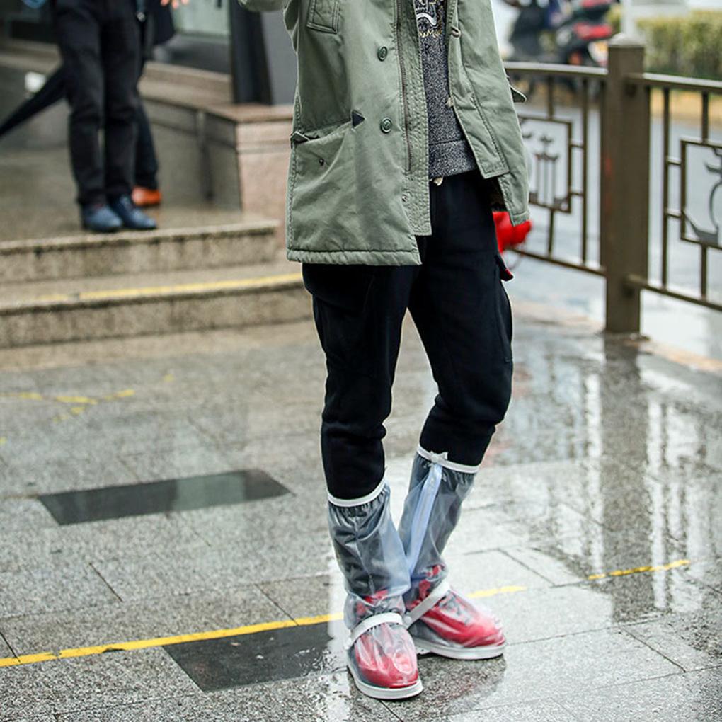 Vỏ Bọc Giày Đi Mưa Unisex Chống Trượt Chống Nước Có Thể Tái Sử Dụng