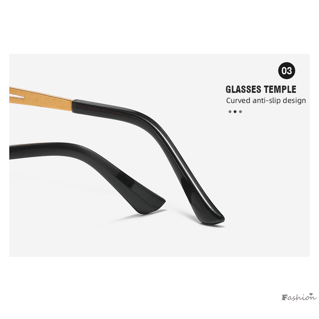 Kính Mát Gọng Kim Loại Không Viền Chống Tia UV / Chống Trượt