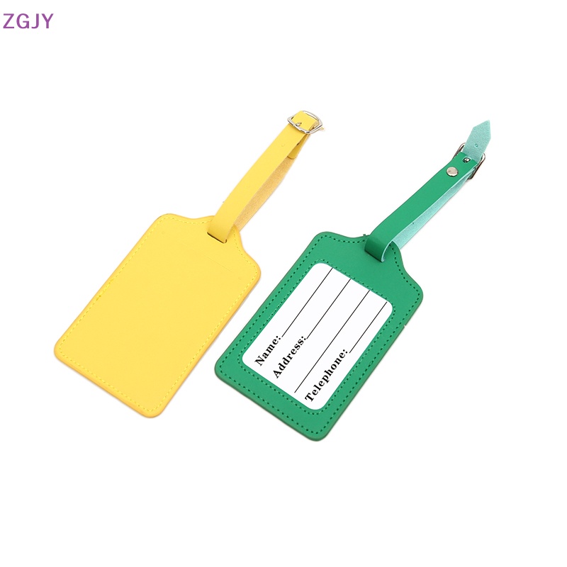 Thẻ Đeo Hành Lý Bằng Da Pu Nhỏ Gọn Tiện Dụng Mới