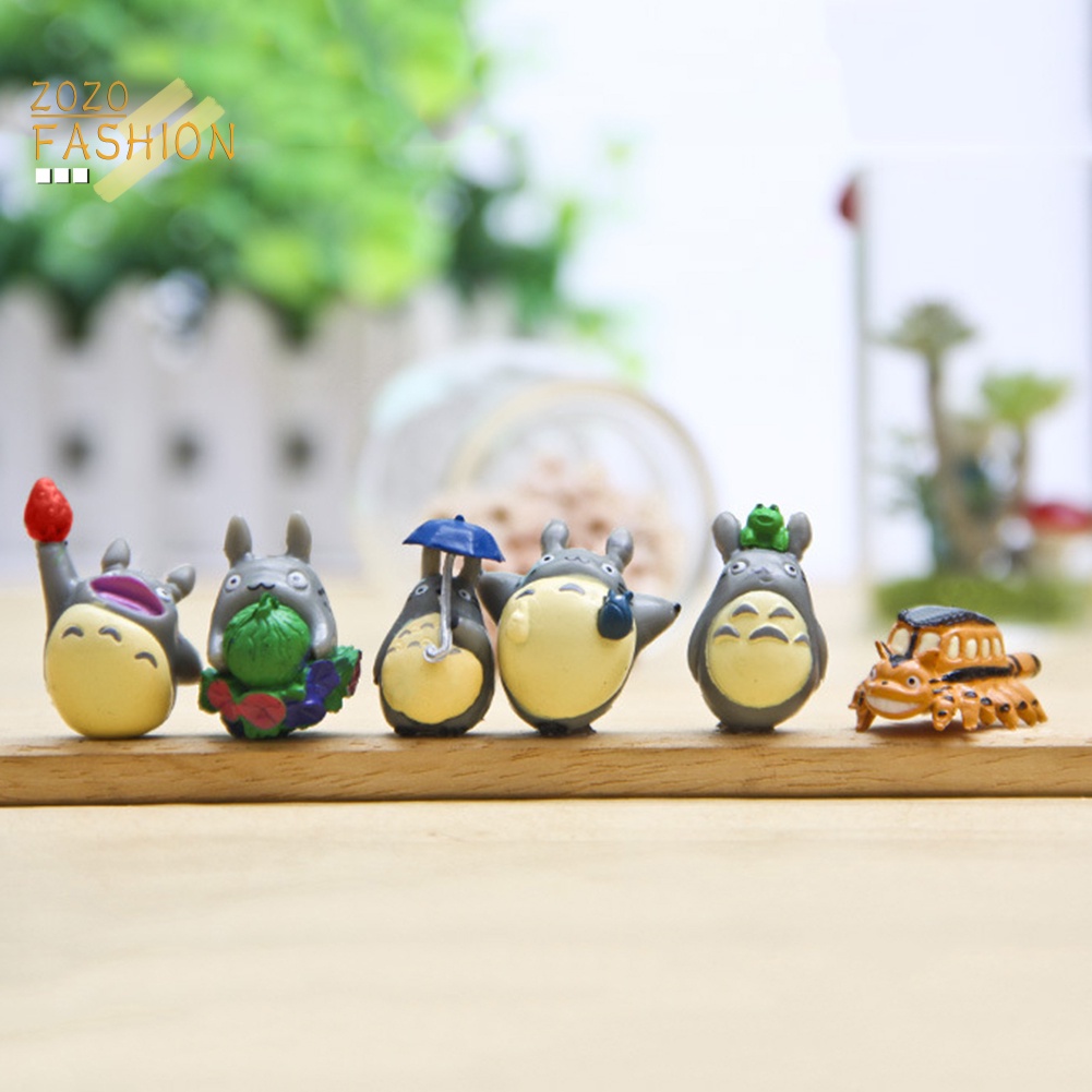 Bộ 12 Mô Hình Totoro Dùng Trang Trí Tiểu Cảnh