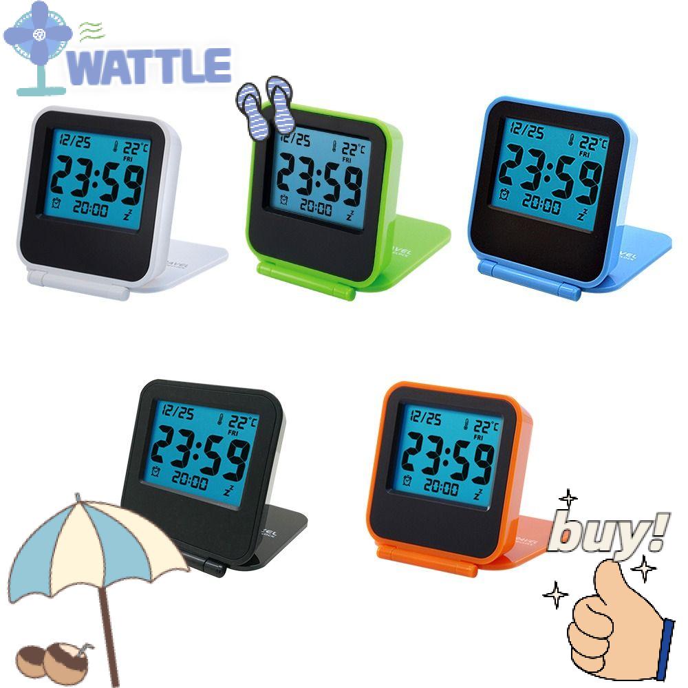 Đồng Hồ Báo Thức Điện Tử Có Đèn LED Hiển Thị Nhiệt Độ Và Lịch