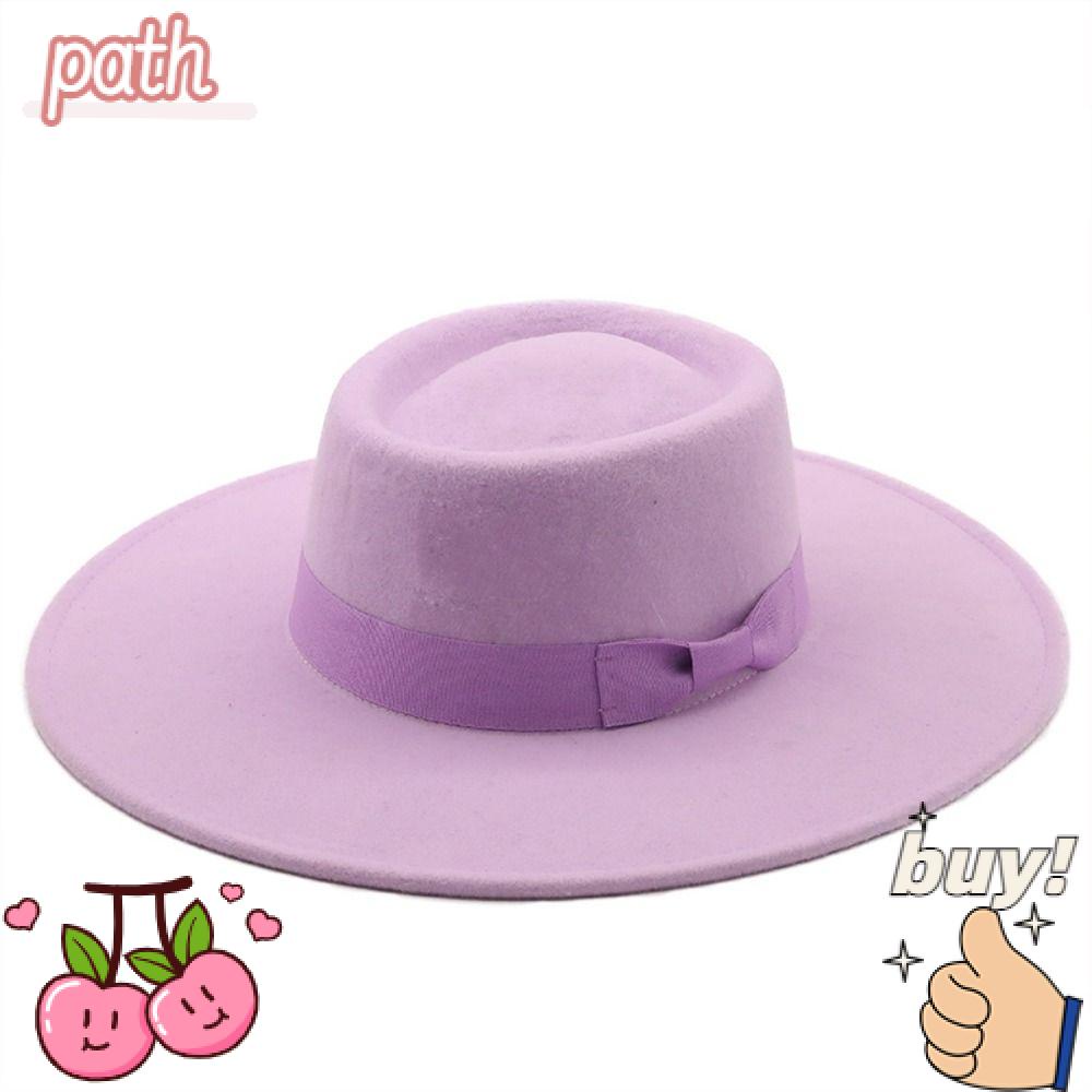 Mũ Fedora Vành Rộng Phong Cách Retro Thanh Lịch Mới Cho Nữ