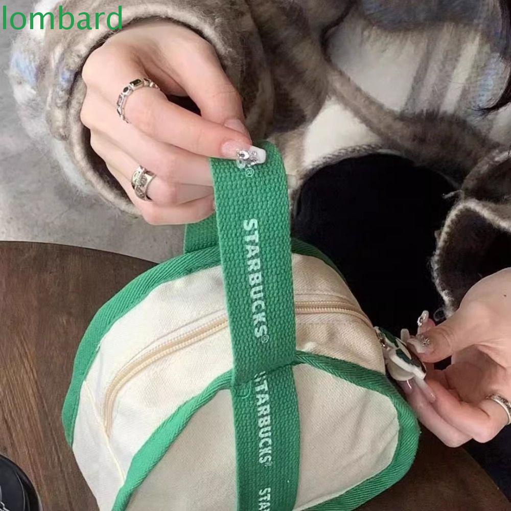 Túi Xách Đeo Cổ Tay Mini Bằng Vải In Họa Tiết Thương Hiệu Thời Trang Dành Cho Nữ