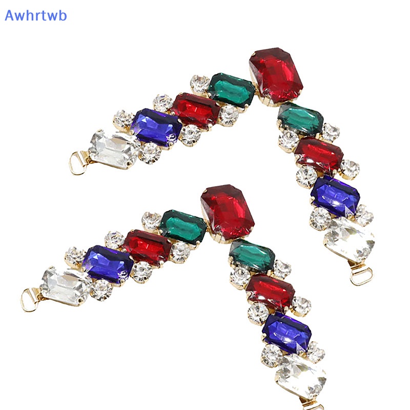 1 Cặp Đầu Nối Dây Xích Đính Đá Trang Trí Quần Áo / Bikini DIY Mới