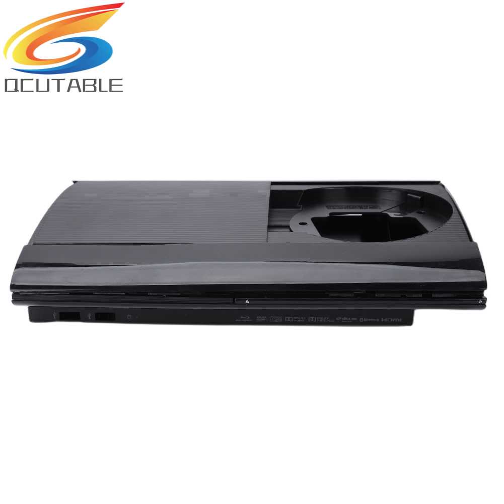 Bộ Vỏ Bọc Màu Đen Kèm Ốc Vít Cho Máy Chơi Game PS3 Super Slim 4K 4000