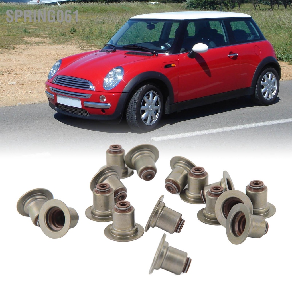 Spring061 16 Chiếc Van Động Cơ Thân Cói Bộ 11340029571 Chống Rò Rỉ Cấu Trúc Nhỏ Gọn Thay Thế Cho Cooper 2002 Đến 2008