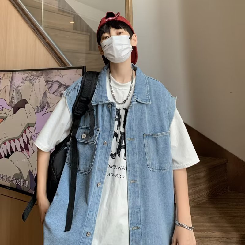 Áo Sơ Mi Tay Ngắn Màu Trơn Đơn Giản Thời Trang Mùa Hè Cho Nam