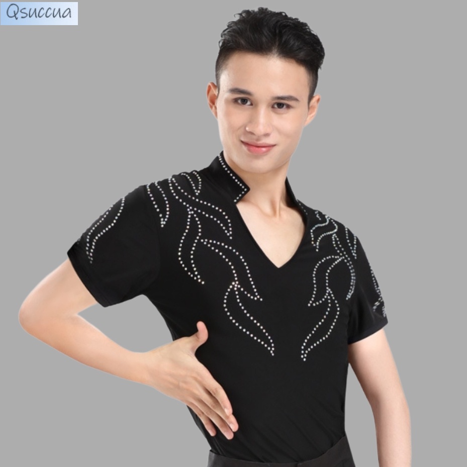 Trang Phục Khiêu Vũ Latin Tay Dài Cổ Chữ V Thời Trang Dành Cho Người Lớn