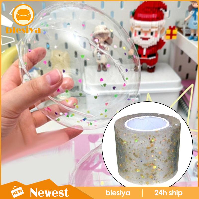 [Blesiya] Cuộn Băng Dính Kim Tuyến Nano Không Để Lại Dấu Vết Làm Đồ Chơi Tại Nhà