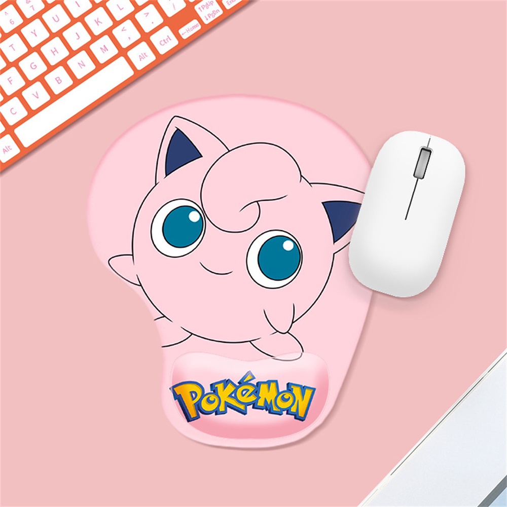 SANRIO Miếng Lót Chuột Có Đệm Mềm 3D Chống Trượt Hình Kuromi Melody Katie Psyduck