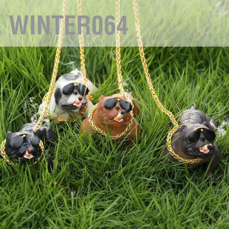 Winter064 Chó In Hình Hoa Lá Nhựa Mô Phỏng Tinh Tế Tượng Trang Trí Nội Thất Ô Tô Bảng Điều Khiển Vật