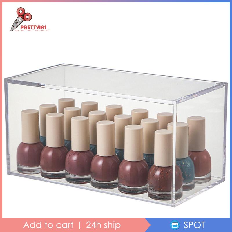 Hộp Đựng Trà / Cà Phê Bằng Acrylic Có Nắp Đậy Tiện Dụng Prettyia1
