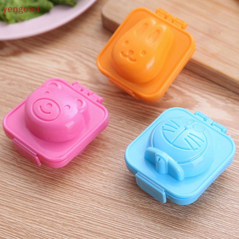 Set 8 Khuôn Làm Cơm Trứng Hình Động Vật 3D Dễ Thương