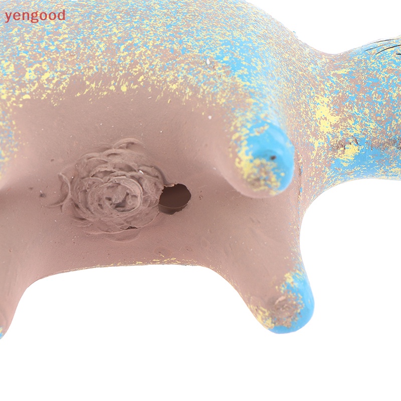 1 Chậu Hoa Sứ Hình Mèo Hoạt Hình Đáng Yêu