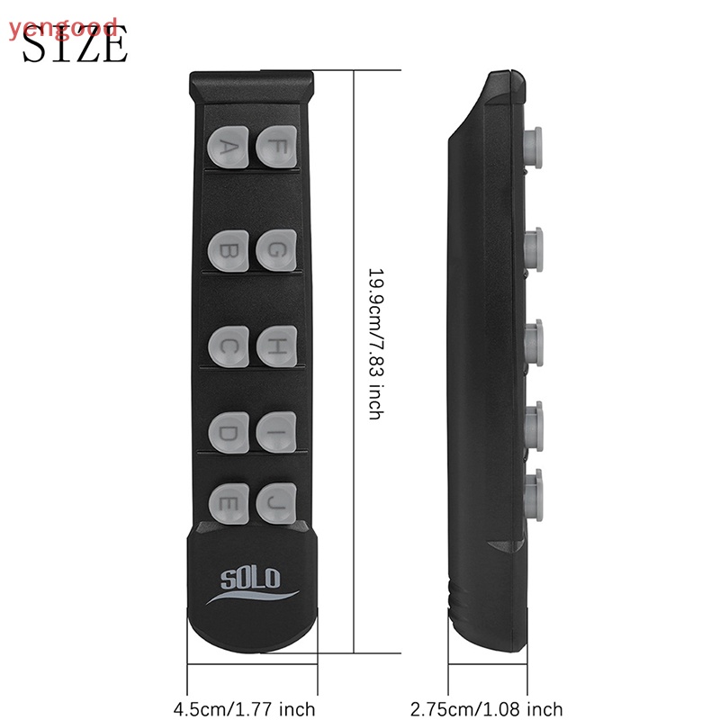 Dụng Cụ Chỉnh Tư Thế Ngón Tay Cái Bằng Nhựa ABS 10 Phím Tiện Dụng